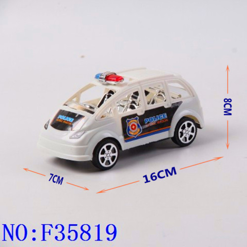 Yiwu Cross-Border Wholesale of Small Articles Children‘s Plastic Toy Inertia Business Police Car F35819