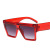 97655 Hot Trendy Womens Square Sunglasses Big Hinge UV400 Shades Glasses Wholesale Custom Logo