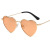 93325  Fashion Trendy Sunglasses Heart Shape Glasses For Women Colorful Glasses Brand Custom Logo