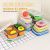 Travel Silicone Lunch Box Microwave Lunch Box Refrigerator Storage Box Sealed Retractable Crisper Silicone Folding Lunch Box