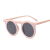 98025  Hot Selling Unix Vintage Small Round Frame Sunglasses Women And Men Kacamata
