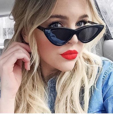 95112  Fashion Little Cat Eye Womens Sunglasses UV400 Protection Shades Custom Logo Lentes De Sol