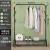 Clotheshorse floor folding indoor single rod type drying rack bedroom hanger a simple rack for cold clothes at home