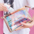 The New web celebrity laser transparent cosmetic bag \"women portable storage bag waterproof travel toiletry bag in TPU