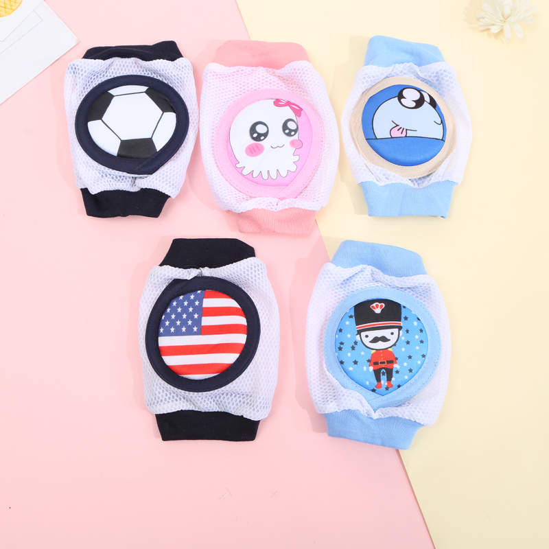 卡通婴儿学步用精品护膝 宝宝婴儿防摔护膝安全护肘卡通护膝