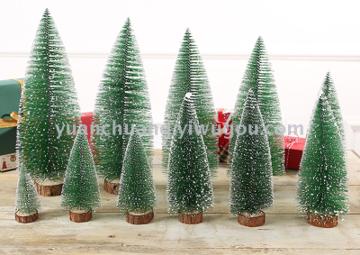 Christmas supplies pine needles mini Christmas tree set set home tabletop Christmas tree set layout