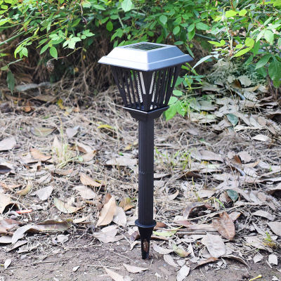 New square outdoor solar mosquito lamp solar lawn lamp household garden insect exterminator moth lamp