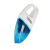 Wet and Dry Car Mini Dust Collector Portable Car Dust Cleaning Car Small Blue and White Vacuum Cleaner