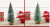 Christmas supplies pine needles mini Christmas tree set set home tabletop Christmas tree set layout