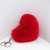 Plush heart zero wallet peach beloved pericardial key chain soft lovely pendant bag