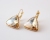 European and American fashion color candy color bride crystal gem fashion Zircon Earrings