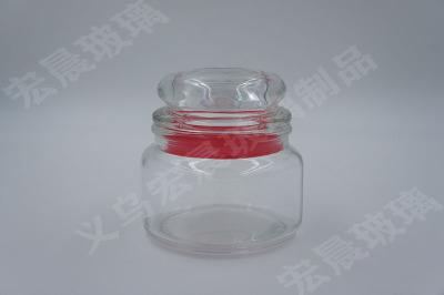 Manufacturer direct glass storage sealing tank kitchen tea room storage tank glass cover silicone seal ring