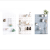 Creative home decoration metope clapboard perforation-free wall shelf kitchen living room metope hanging hole shelf