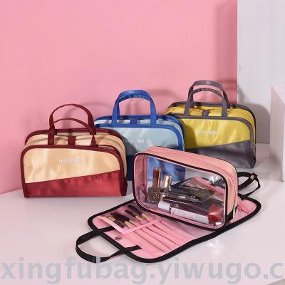 New color cosmetics storage package two sets of wash gargle bag PVC cosmetic bag