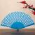 Wei-sheng craft fan polka dot flat folding plastic fan, travel with gifts.