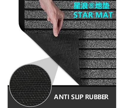 STAR MAT double stripe floor mat bathroom carpet bedroom mat living room mat door mat mat bed mat