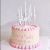 Web celebrity cake birthday candles decorative plug-in in European - style retro birthday candlestick set pieces baking party