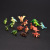 Manufacturer direct sales simulation dinosaur model toy plastic 1 inch 2 inch 3 inch small dinosaur toy puzzle toy model
