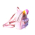 Super Hot All-Match Cute Children Backpack New Fluffy Balls Children's Schoolbag Pink Unicorn Backpack