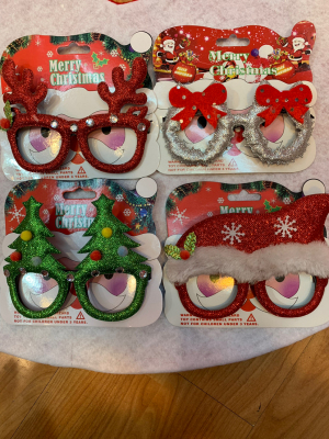 Santa Claus glasses, Christmas hat glasses, Christmas?? Glasses, Christmas wreath Glasses,