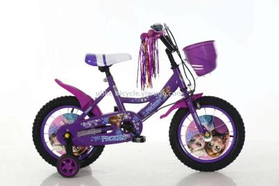 GIRLS BICYCLE ,IRON BODY FRAME,FROZEN DESIGN,12,14 AND 16 INCH
