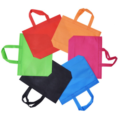In Stock Wholesale Environmental Protection Non-Woven Handbag Environmental Protection Advertising Handbag Custom Printed Logo Shopping Bag
