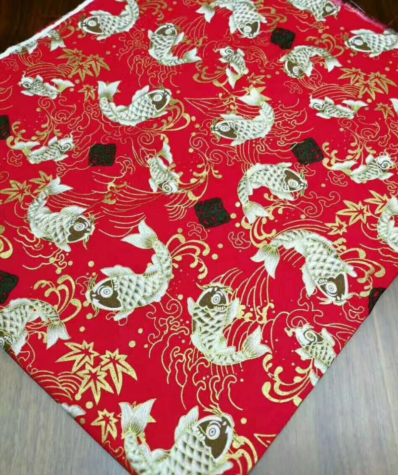 厂家直销，金粉布，花型齐全