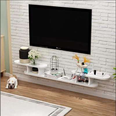 Modern and contracted set top box shelf wall TV cabinet small family bedroom hanging frame ZW2837
