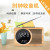 Bamboo LED mirror alarm clock FM radio