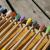 10 Colors Hot Colorful Natural Pure Bamboo Toothbrush Cone Bamboo Handle Soft Bristle Adult Wooden Toothbrush