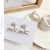 Cross X-Type Finely Inlaid Stud Earrings Sterling Silver Needle Pearl Eardrops 2019 New Trendy Net Red Simple Graceful Autumn and Winter