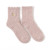 Children's coral velvet socks warm and thick in winter sleep in winter lovely embroidered love tube towel sleeping socks