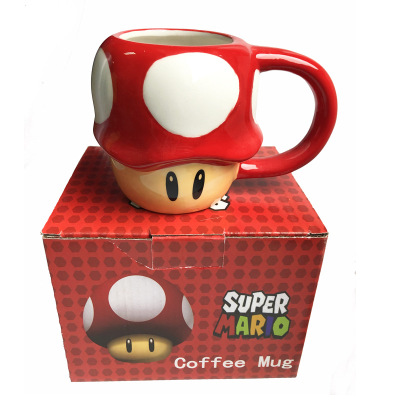 Super Mario mushroom antimicrobial lovely mushroom mug creative birthday gift
