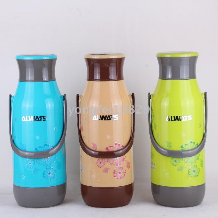 ALWAYS勇飞塑料塞热水瓶 保温瓶家庭型热水壶 2L带提手