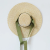 Style of pride and prejudice vintage with straw flat top oversize brimmed straw hat 18ss (hat 11)