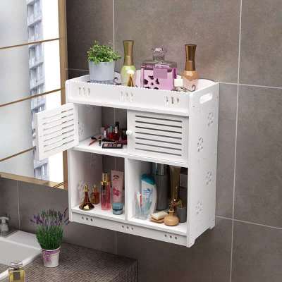 Toilet shelving waterproof non-perforated wash and gargle supplies wall shelf plate thickness 0.8cmzw2842