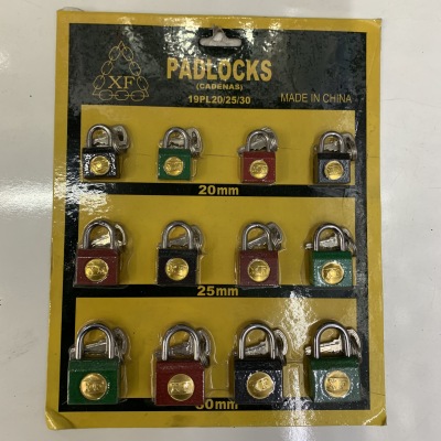 Horizontal unlocking small padlock iron padlock portable padlock student lock