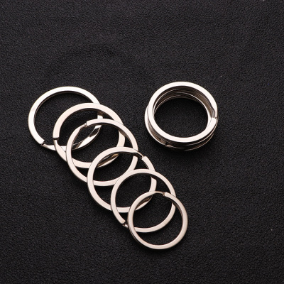 Manufacturer direct key ring key ring various sizes flat ring large link ring key ring rustless key ring