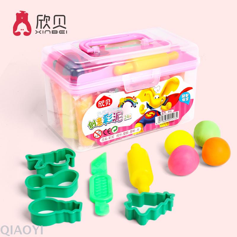 3D Creative Colored Mud Plasticine Clay Non-Toxic Children's Toys Gift