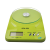 Candy-colored electronic scale for home use in the kitchen for baking