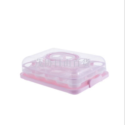Rectangular plastic cake box egg box