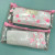 Writing Stationery Transparent Cherry Blossom Pencil bag Beautiful Pink girl's heart Collection bag Transparent Simple