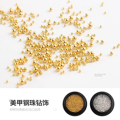202020best-Selling Nail Beauty Steel Ball Ornament Nail Beauty Rivets Frame Metal Hollow Japanese Alloy