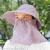 2020 Spring and Summer New Shawl Hat Ladies Big Brim Sun-Proof Sun Hat Outdoor Tea Picking UV Protection Cycling Cap