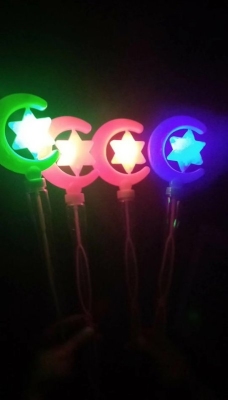 Factory Direct Sales New 46cm Long Belt Light Will Shine Bubble Wand