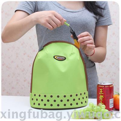 Thickening preservation ice bag insulation bento bag hand in hand to carry ice bag wave point milk bottle bag