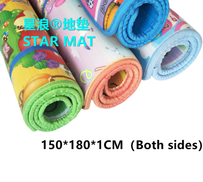 STAR MAT children's one-sided two-sided climbing mat crawling mat outdoor foam waterproof mat baby picnic mat