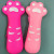 Silicone Pen Bag Simple Girls Ins Wind female Large capacity cat Paw Pen Container Pencil-Case Pencil Bag Zero Wallet