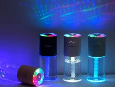 New magic crystal projection humidifier mini USB air humidifier home bedroom gift custom logo