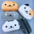 Japanese and Korean new creative large - capacity plush cartoon cat stationery learning bag stationery bag pen bag